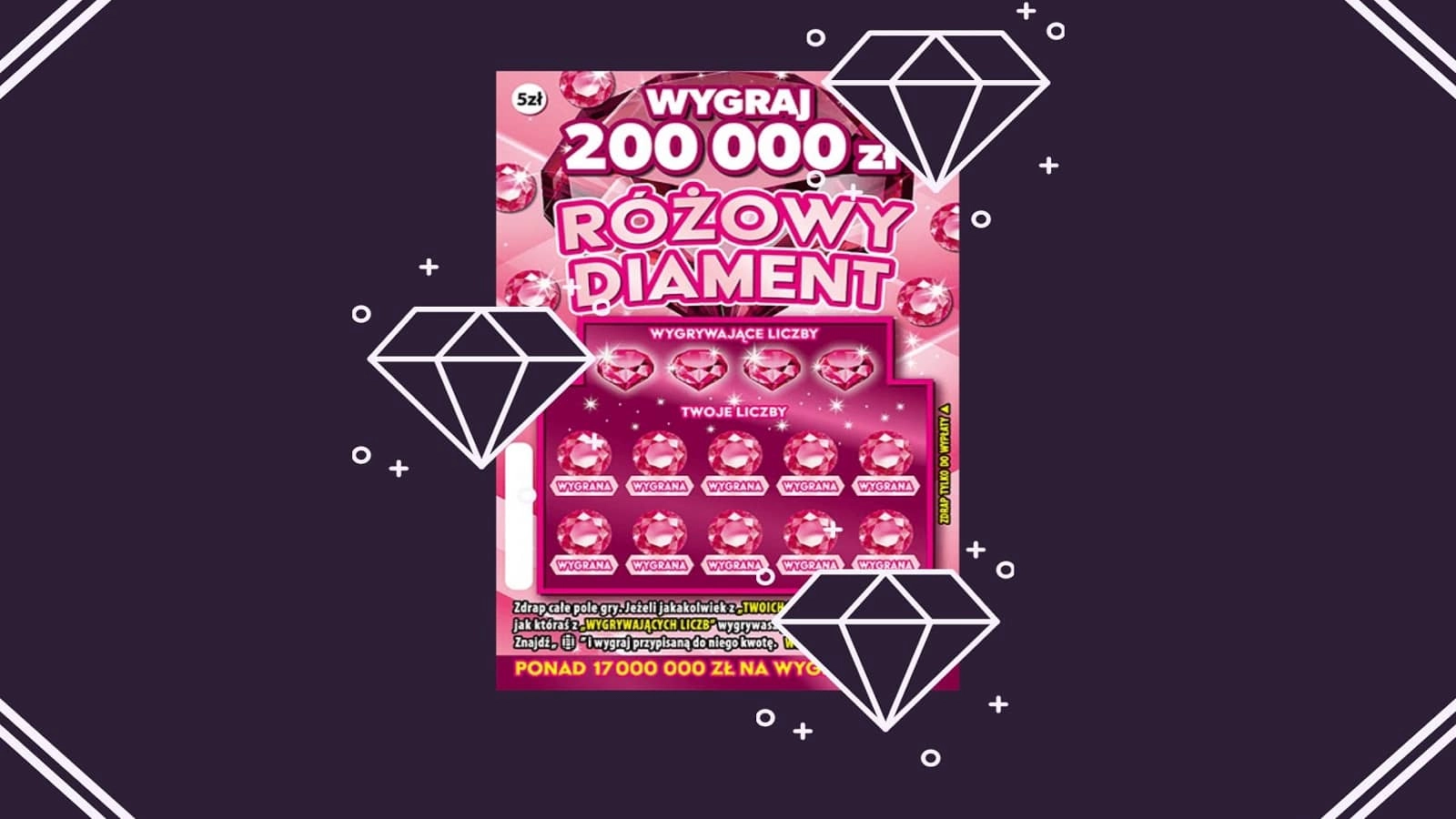 zdrapka Lotto Różowy Diament (702)