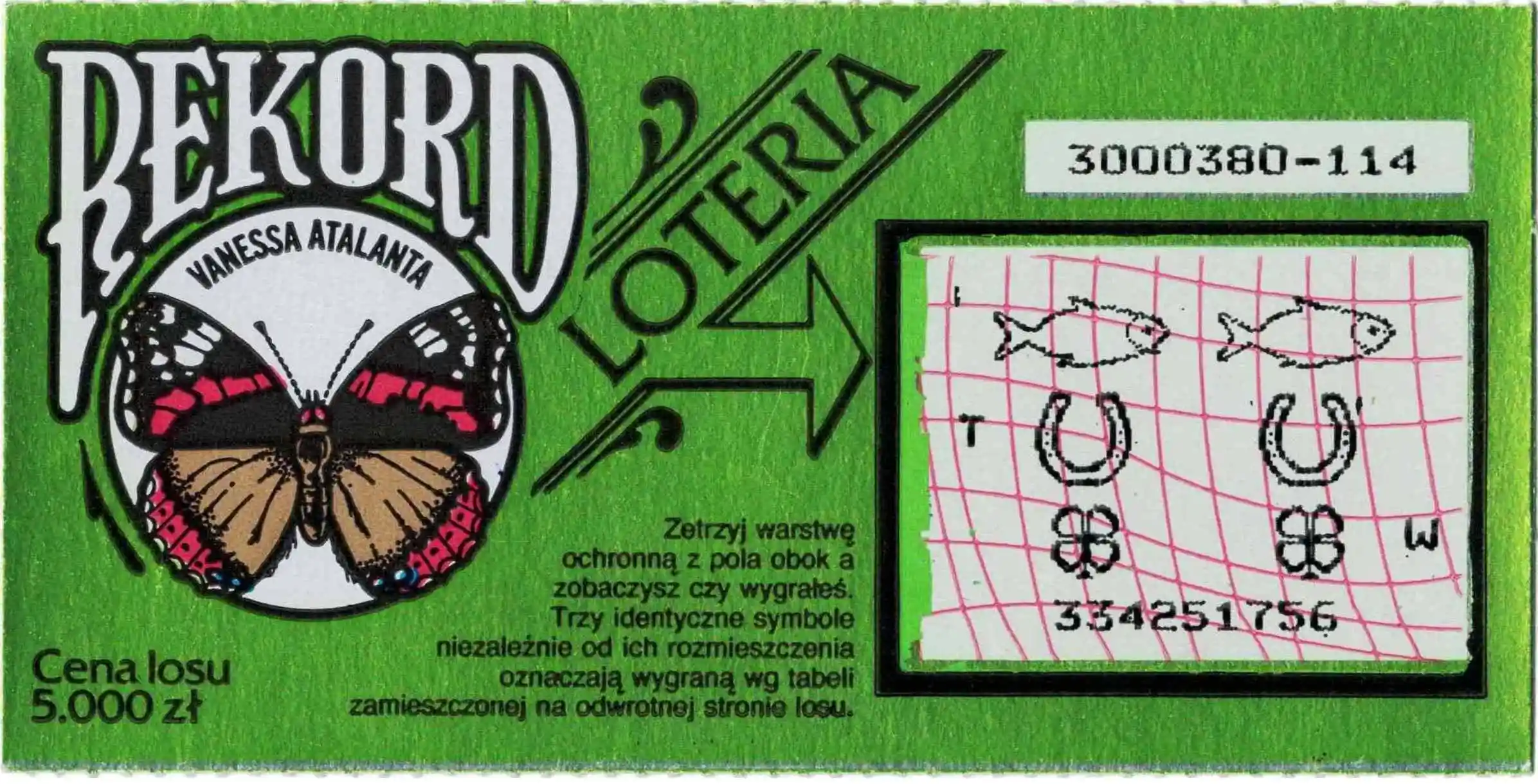 zdrapka Polskiego Monopolu Loteryjnego